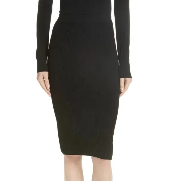 ✨ NWT Knit Ribbed Midi Skirt | Vince - Picture 1 of 5